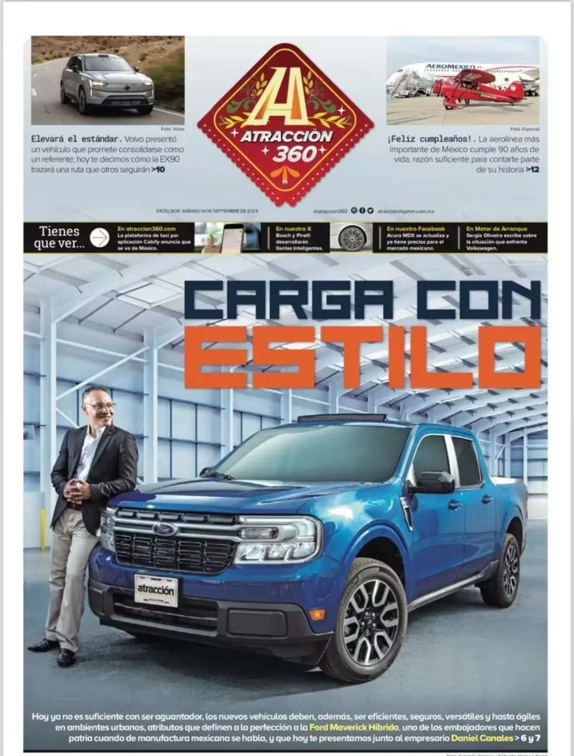 Portada de Atracción 360 con Daniel Canales