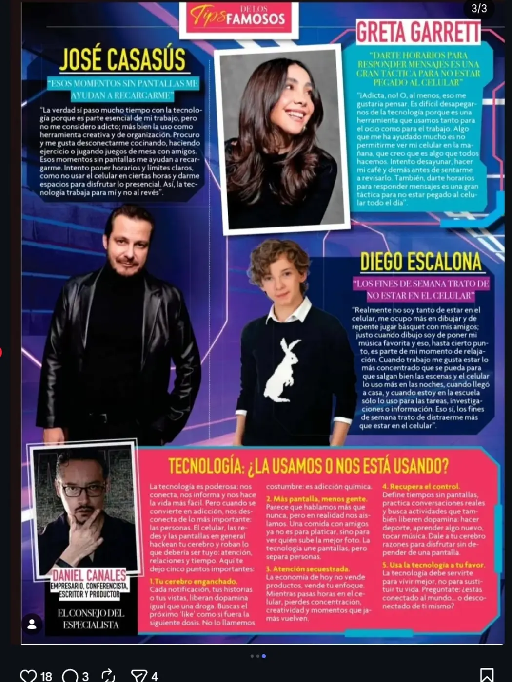 Colaboración de Daniel Canales en TVyNovelas